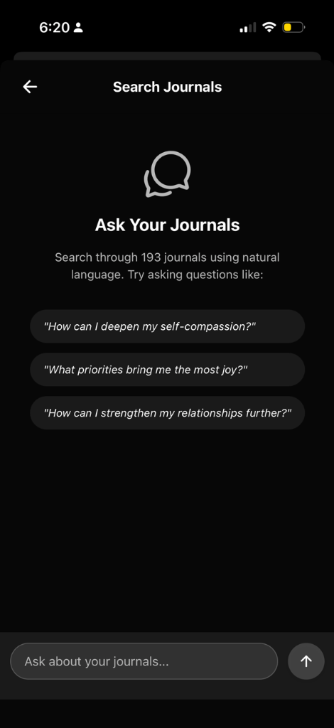 Conversational Search - Ask your journals anything